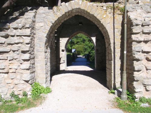 Visby city wall/fortress.